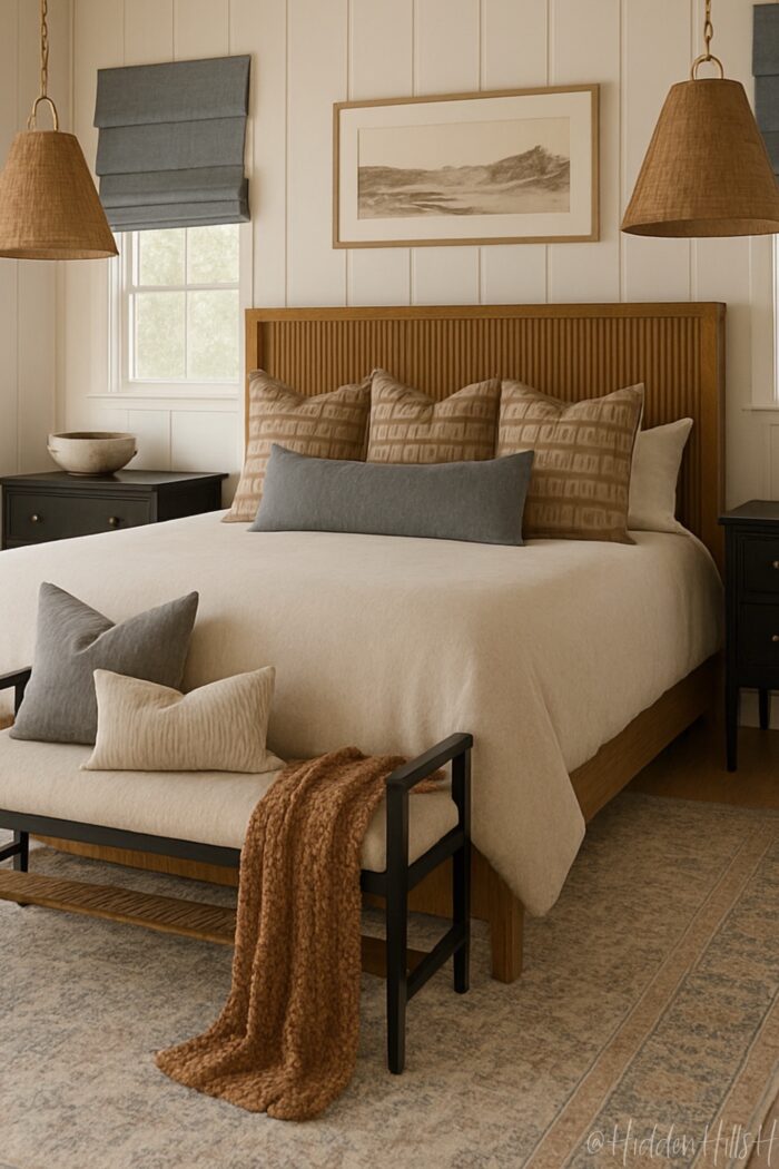 How to Design a Modern Organic Bedroom Ideas Using Warm Wood Tones