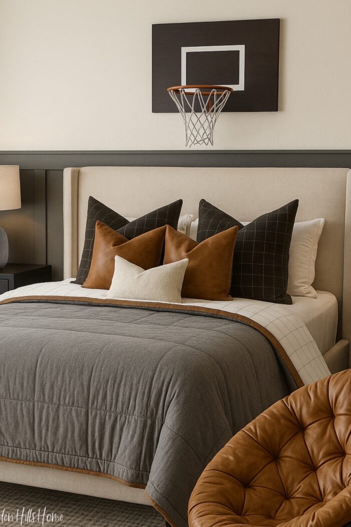 How to Bring a Teen Boy’s Bedroom Mood Board to Life (Modern Transitional Design)